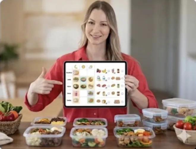 Prispôsobiteľná šablóna menu a nákupného zoznamu